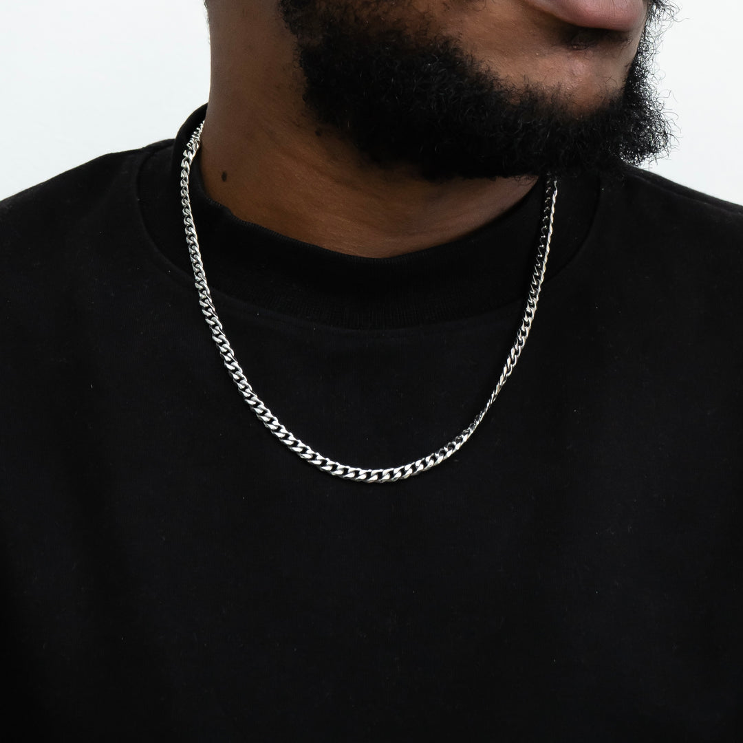 Miami Cuban Link Chain - Silver (5mm)