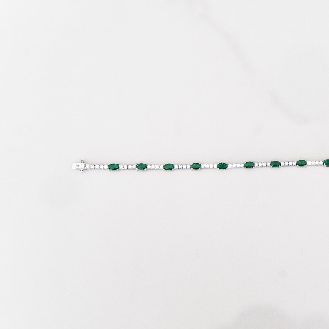 Two-Tone Tennis Bracelet