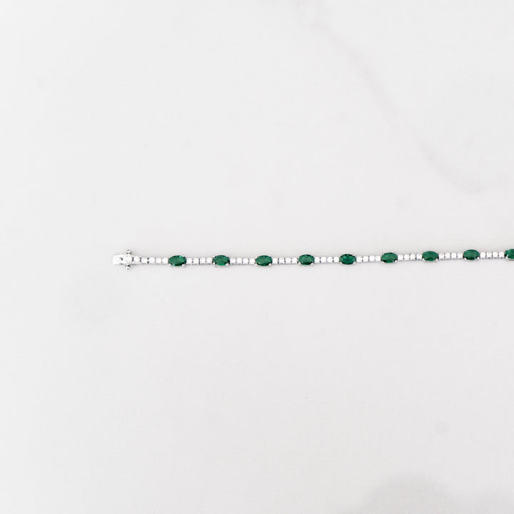 Two-Tone Tennis Bracelet