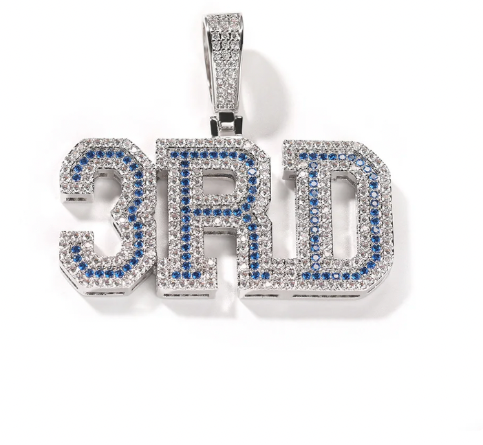 Custom Two-Tone Name Pendant