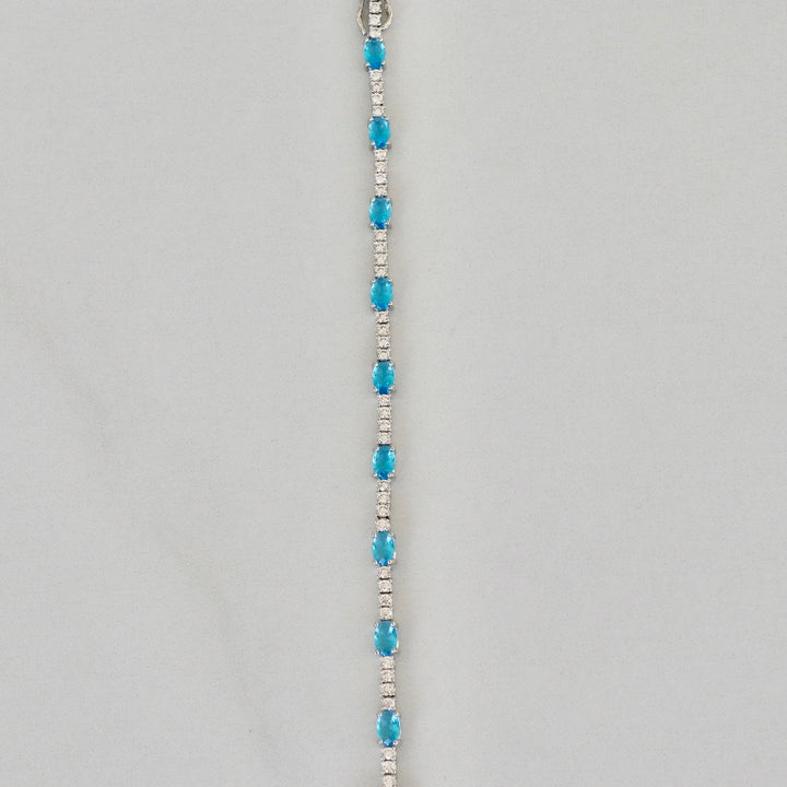 Two-Tone Tennis Bracelet