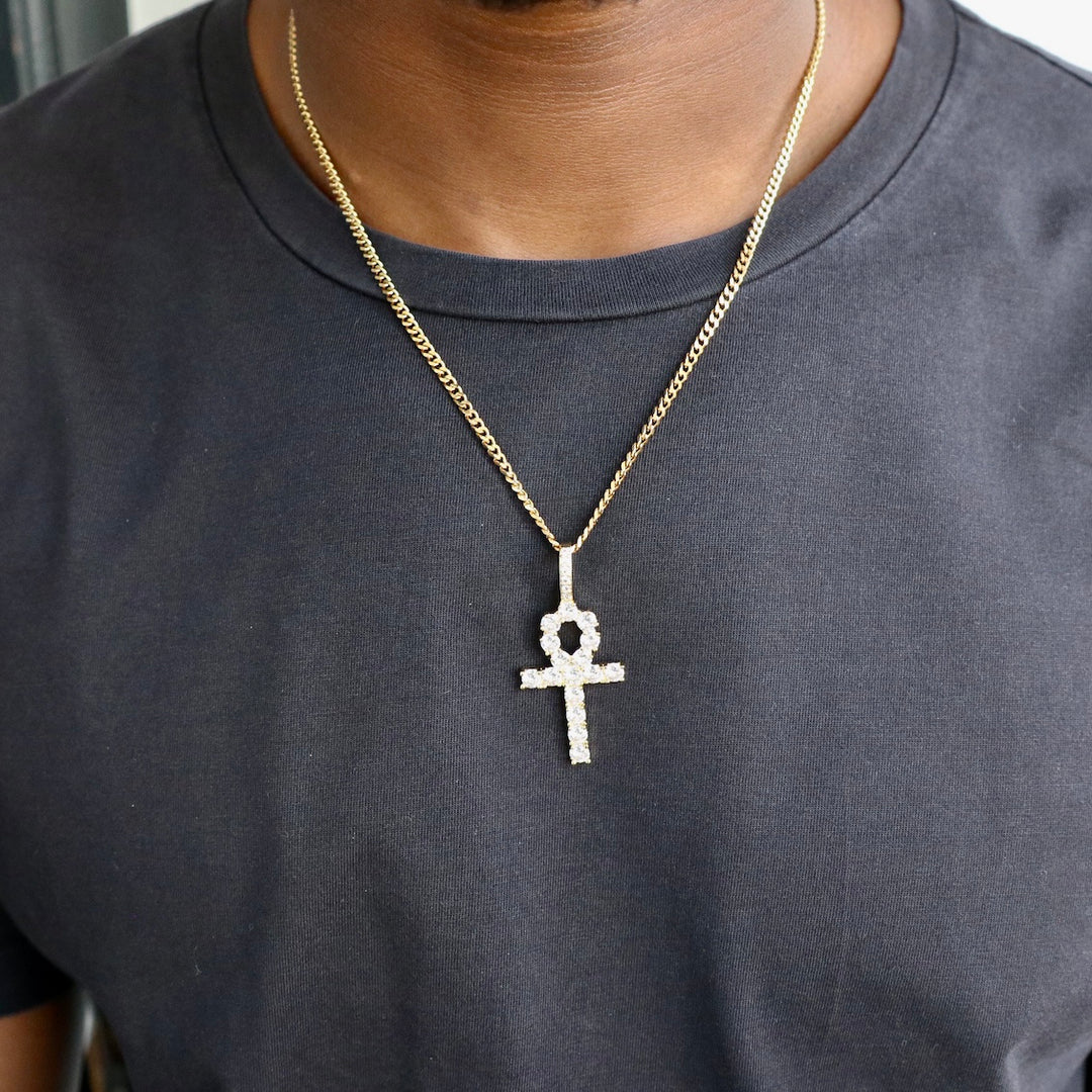 Iced Ankh - Gold